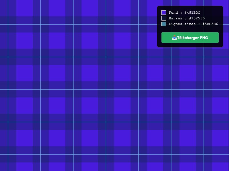 Aperçu du projet Générateur de pattern de chemise